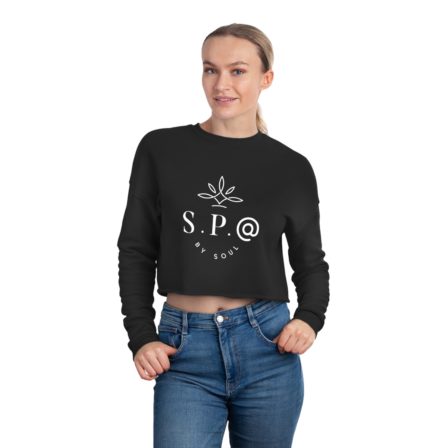 Sudadera corta para mujer