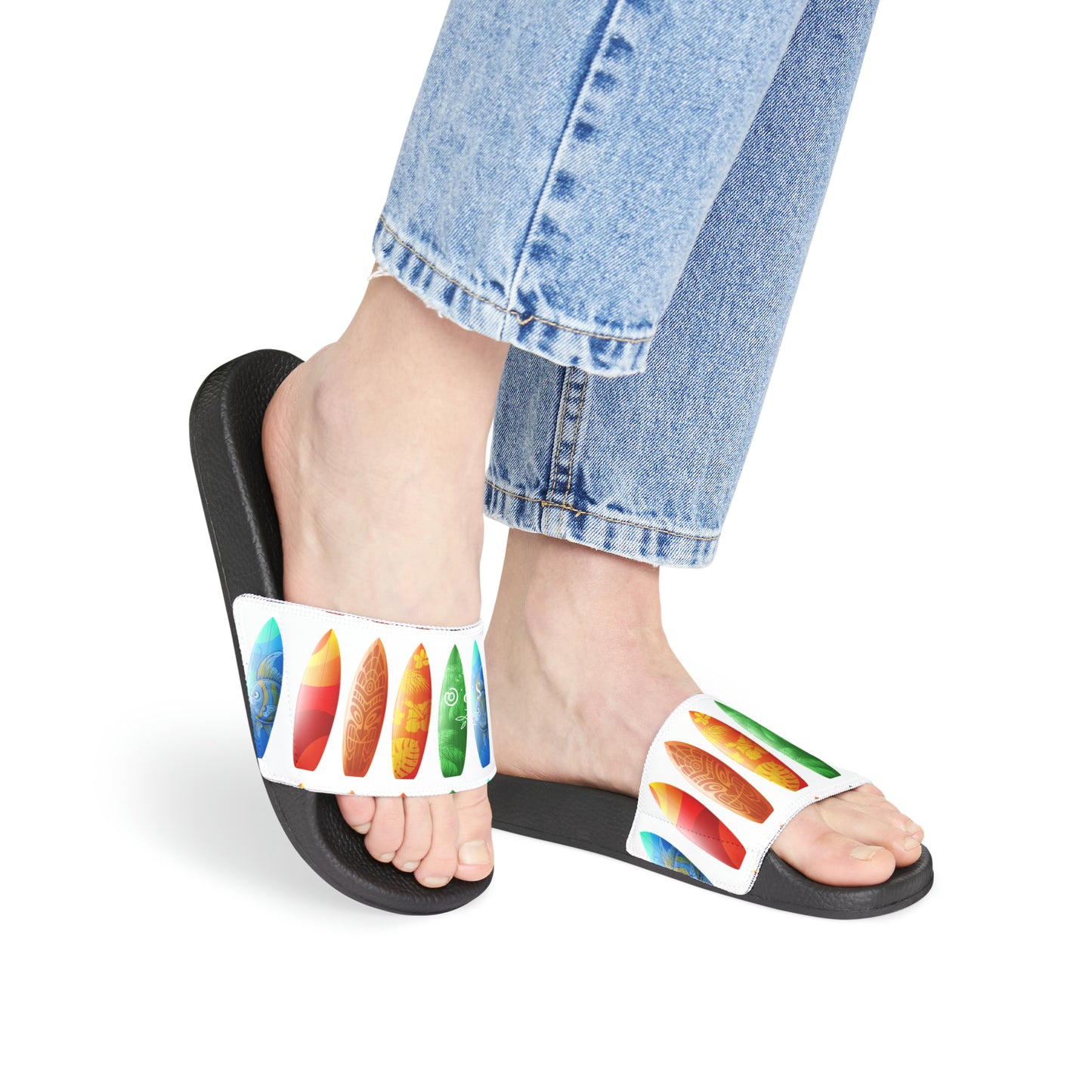 Women's PU Slide Sandals