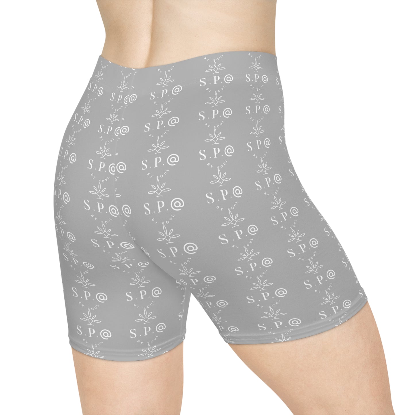 Sp@ By Soul Women's Biker Shorts (AOP)