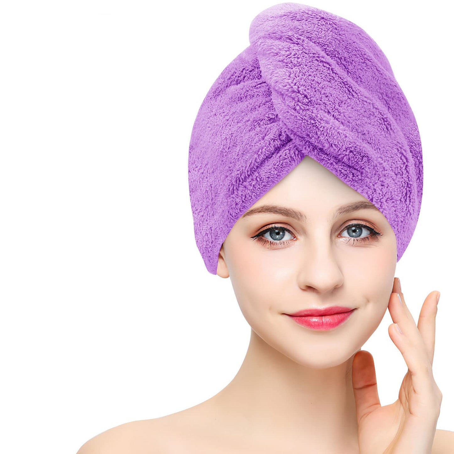 Scarf Hair Towel Shower Cap.