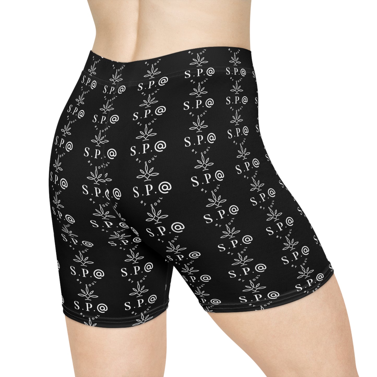 Sp@ By Soul Women's Biker Shorts (AOP)