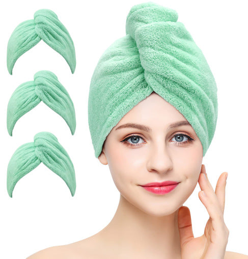 Scarf Hair Towel Shower Cap.