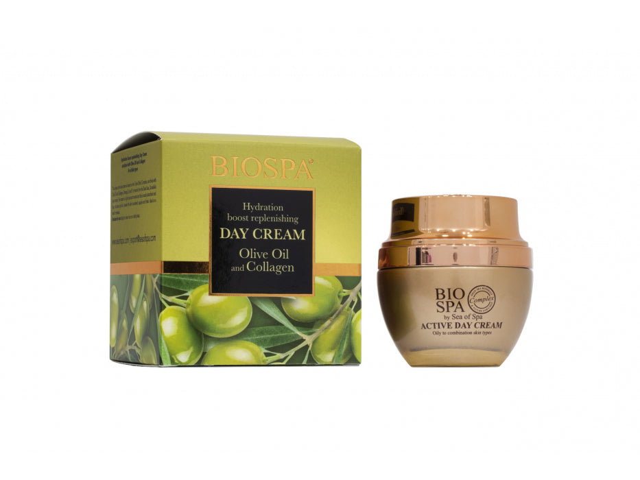 Crema de día Bio Spa Anti-envejecimiento con colágeno y aceite de oliva de Sea of ​​Spa