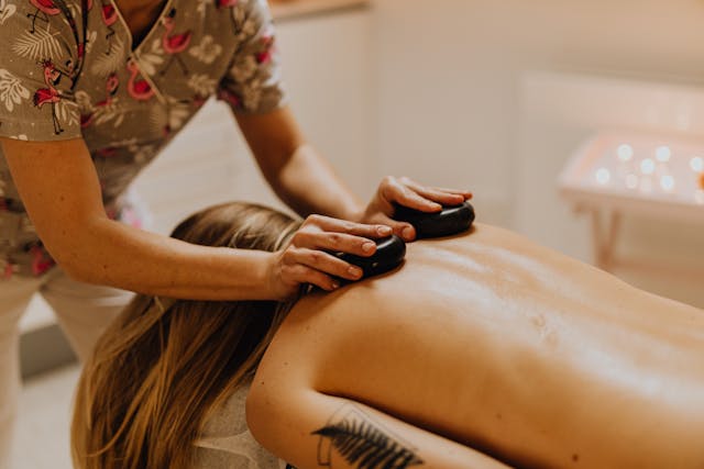 hot stones massage